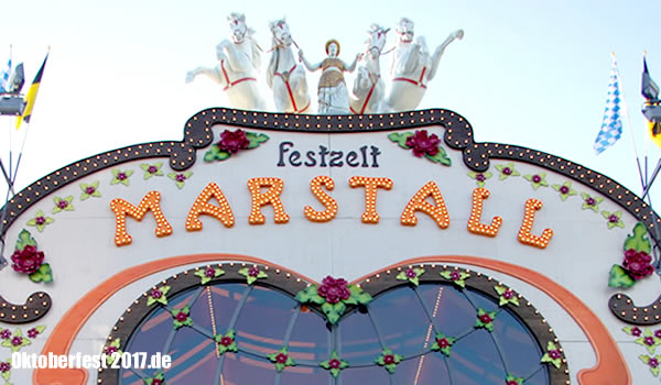 Marstallzelt - Bierzelte Oktoberfest - Marstall Festzelt auf der Wiesn